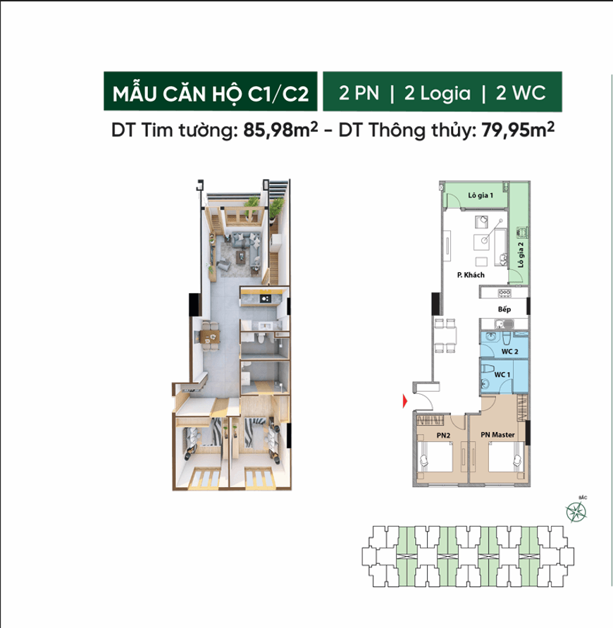 LAYOUT CĂN HỘ 84M2 CONIC BOULEVARD