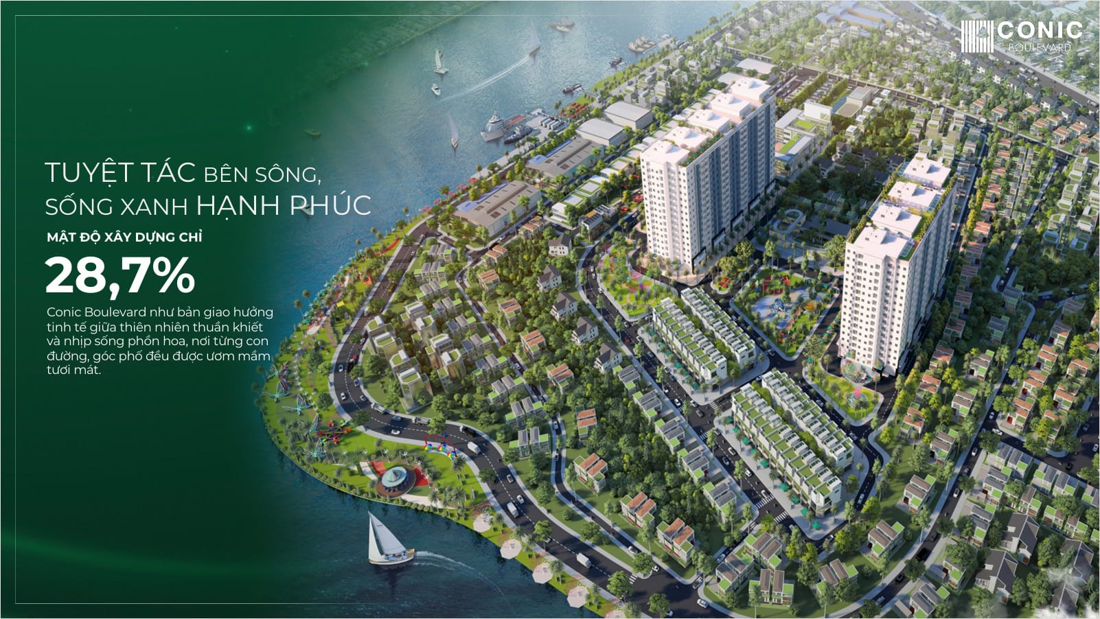 thiết kế tổng quan căn hộ conic boulevard
