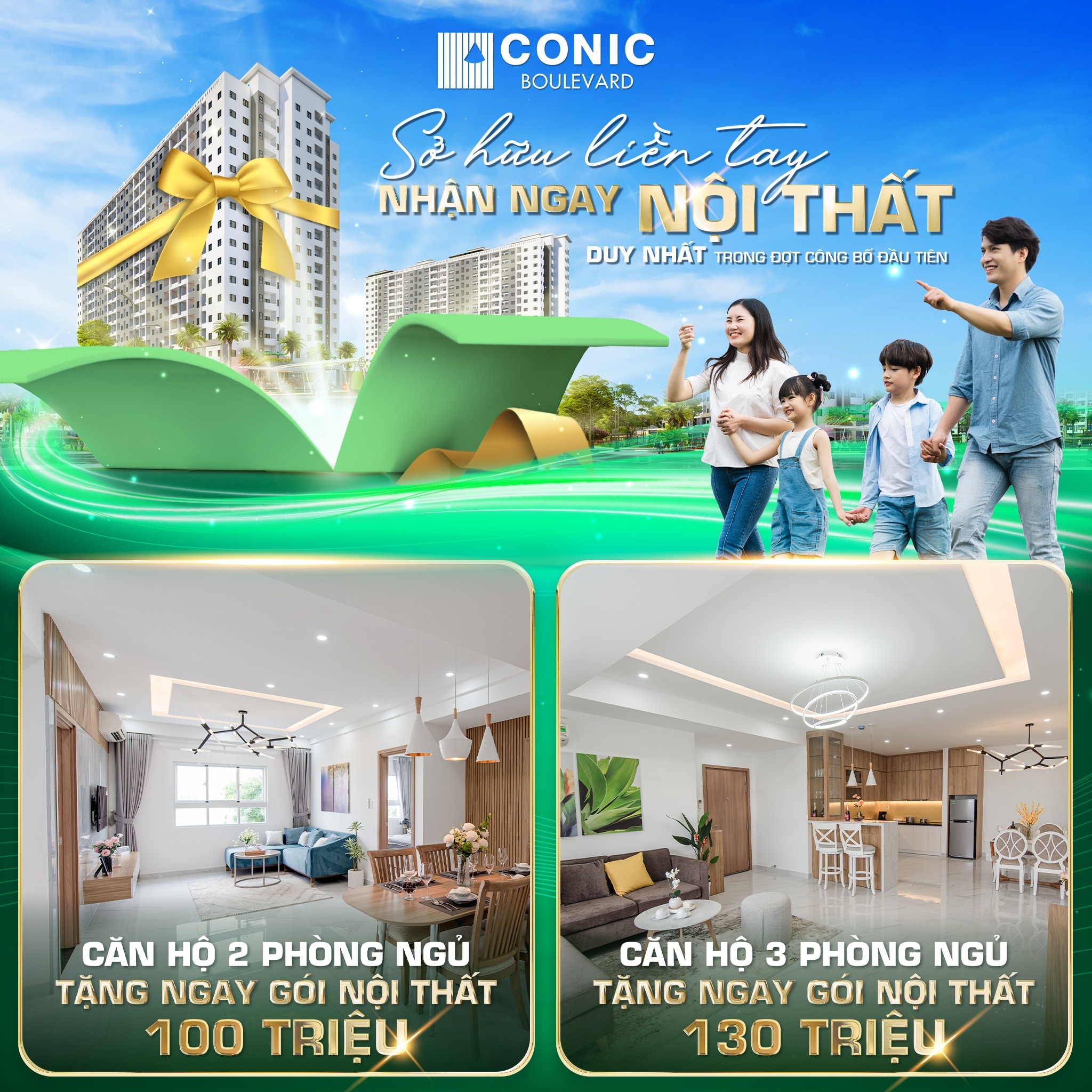 Căn hộ chung cư Conic Boulevard Huỳnh Bá Chánh Bình Chánh TPHCM